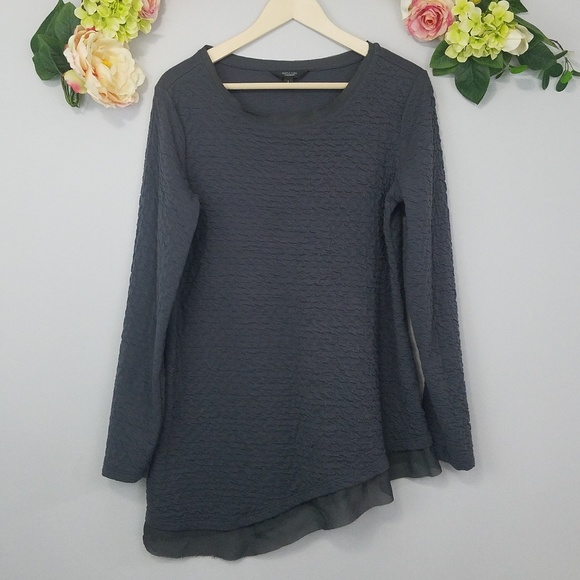 vera wang tunic tops